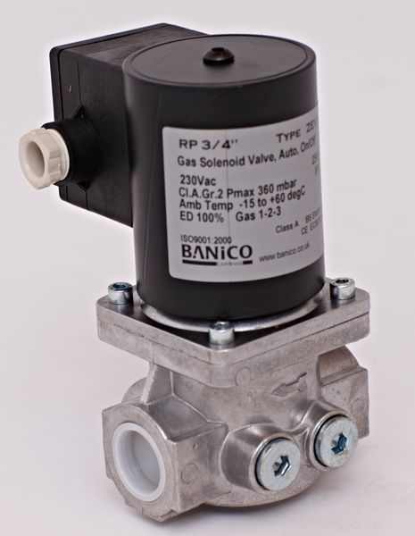 Banico ZEV20 3/4" inch solenoid gas valve